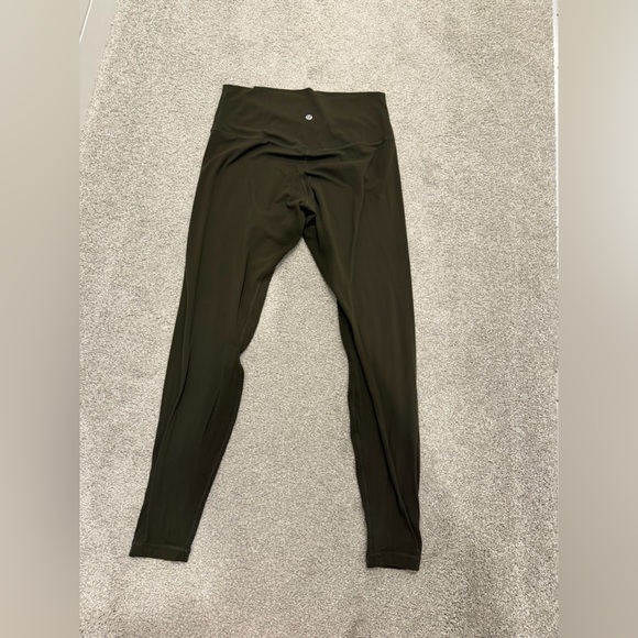 Lululemon Align Pant *Full Length 28" Dark Olive Size 10 - Picture 4 of 5